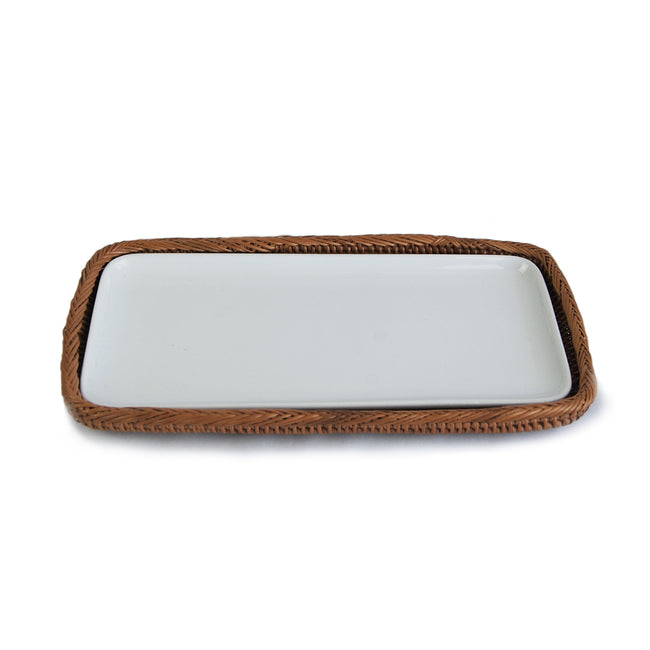 Bali Amenity Tray w/ Porcelain Liner