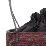 Peggy Fisher Black Cherry Tote w/ Drawstring Liner